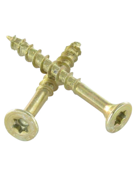 PARAFUSO Spax cabeça fresada TORX T20 4X25 roscado sobre 25 Aço zinco preto
