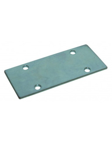 Placa CONJUNTO 45X101 Aço zinco branco - Parafuso Express