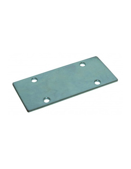 Placa CONJUNTO 45X101 Aço zinco branco - Parafuso Express