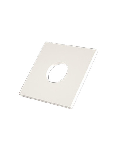 Rondela quadrado natural nylon M20X60X5 - Parafuso Express