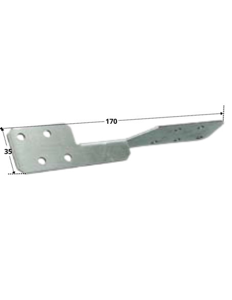 Perno de VIGAS Tipo con sendzimir 35X170 forte resistência à corrosão Aço galvanizado a quente