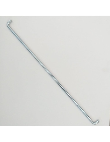Pinos Aço zinco branco 6X342,5 COTOVELO exterior 90