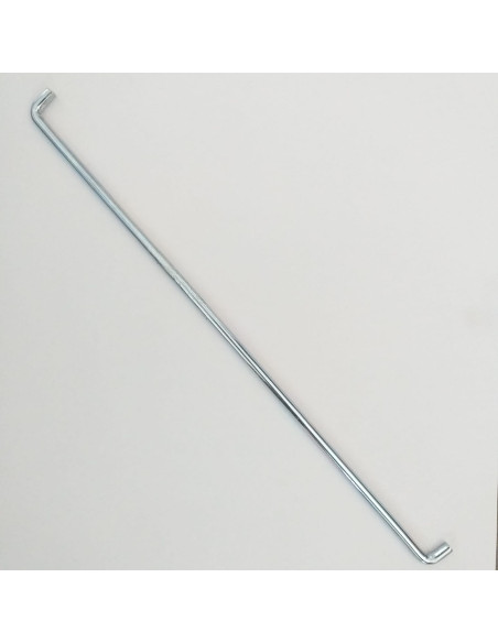 Pinos Aço zinco branco 6X342,5 COTOVELO exterior 90
