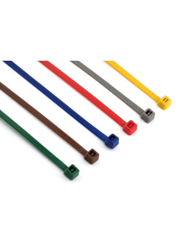 Abraçadeira de aperto em aço inoxidável Nylon veremelho 4,8X290