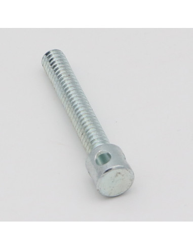 Parafuso de montagem de móveis/camas Aço zinco branco M7X45 cabeça 4 buracos