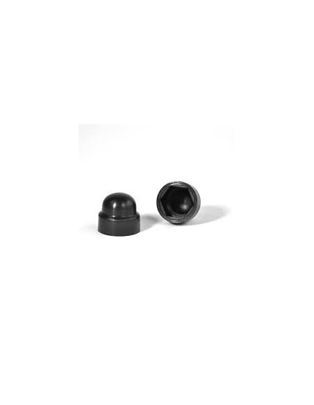 Tampa de proteção de porca ou tampa de proteção para cabeça de parafuso cabeça hexagonal M45 polietileno preto