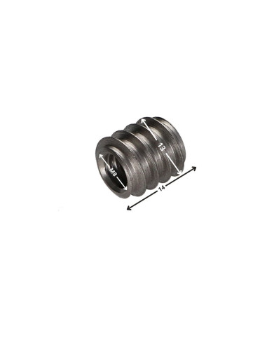 Inserto não ranhurada Aço bruto M8 passo de rosca de 150 13X14