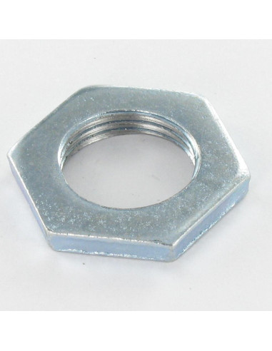 Porca hexagonal baixa hm/contraporca 20 passo de rosca de 150 espessura 4.3 S/PLAT 30 Aço zinco branco