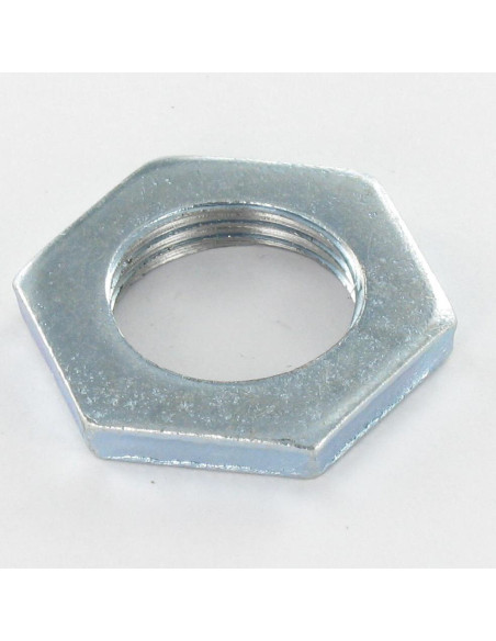 Porca hexagonal baixa hm/contraporca 20 passo de rosca de 150 espessura 4.3 S/PLAT 30 Aço zinco branco