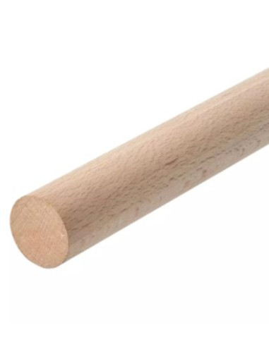 Cavilha de madeira lisa diâmetro 12 comprimento 1 metro