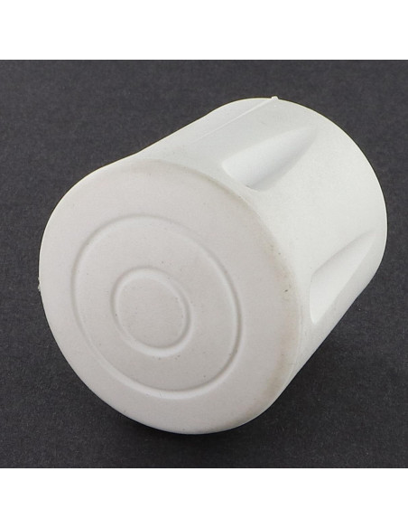 Ponteira redonda preenchida de borracha galvanizada branco para Tubo 16 con 17