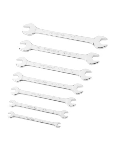 Conjunto de 7 Chave con forquilha antiderrapante STANLEY