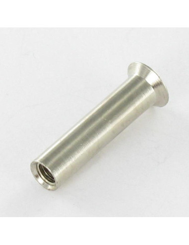 Porca rebitar cabeça fresada de panela sulcada M4X13 5,4X24 Bronze