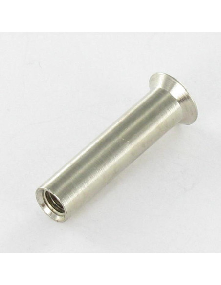 Porca rebitar cabeça fresada de panela sulcada M4X13 5,4X24 Bronze