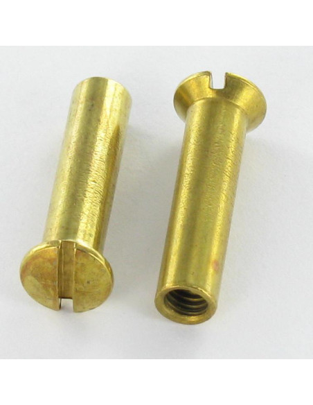 Porca rebitar cabeça fresada de panela sulcada M4X14 5,3X23 Bronze