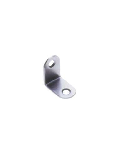 Curva 24X24X15 2 orifícios diâmetro 4,5 Aço zinco branco