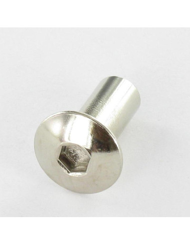 Parafuso de rebite FEM cabeça de cogumelo chave de 4 13X16 TB5X12 Aço niquelado