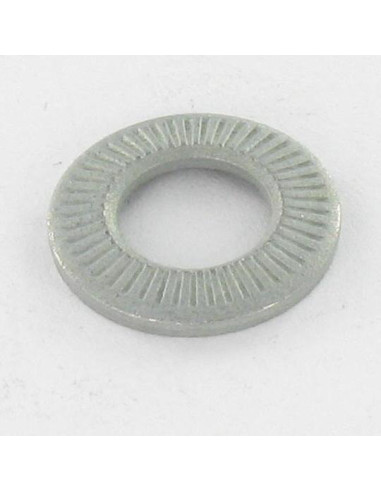 Arruelas de contacto M5X16X1,2 Aço zinco branco gama L (larga)