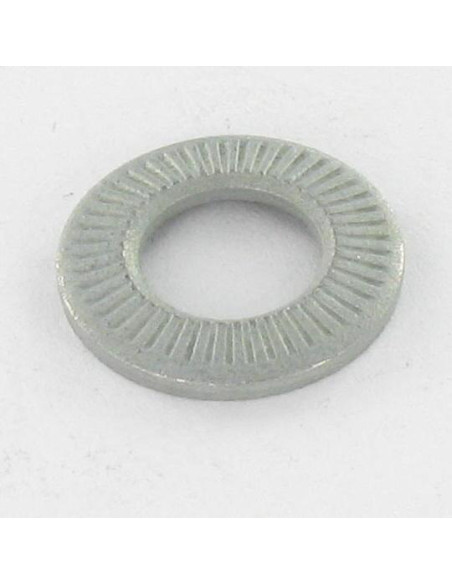 Arruelas de contacto M5X16X1,2 Aço zinco branco gama L (larga)