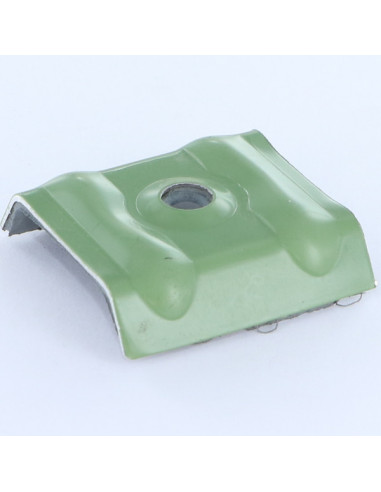 Cavalete de chapa com junta EPDM estanque 40X25 Alumínio RAL6011 verde água