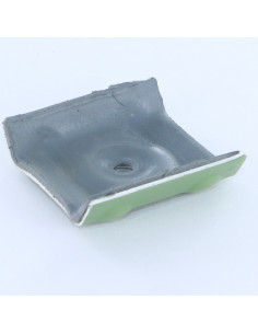Cavalete de chapa com junta EPDM estanque 40X25 Alumínio RAL6011 verde água 2