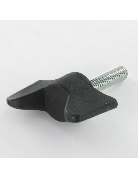 Parafuso borboleta de fixação náilon preto M6X40