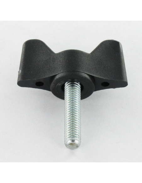 Parafuso borboleta de fixação náilon preto M6X40