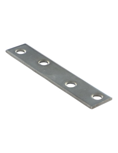 Placa de CONEXÃO ESTREITO Aço zinco branco 18X120