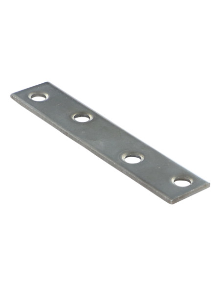 Placa de CONEXÃO ESTREITO Aço zinco branco 18X120