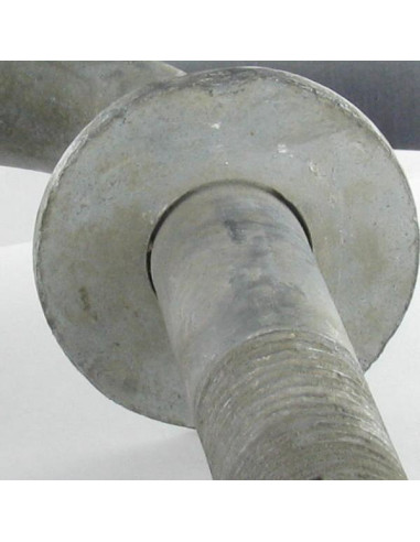 Parafuso em forma U fundo redondo 230x100x230 M20+ECR+REDONDO forte resistência à corrosão Aço galvanizado a