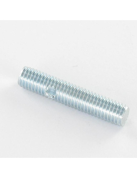 Perno Aço zinco branco M8X45 com 2 esporas - Parafuso Express