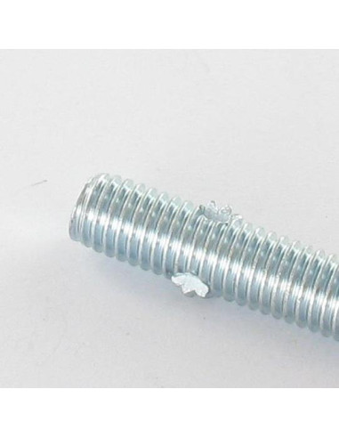 Perno Aço zinco branco M8X45 com 2 esporas - Parafuso Express