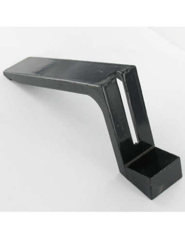 Flange com gola DOBRÁVEL Aço zinco preto 120X150 referência 418/15