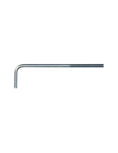 Escápula metais comprimento longo M16X450 roscado sobre 150 Gancho 50 Aço zinco branco