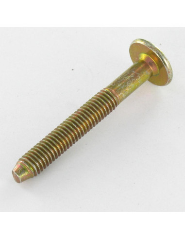 PARAFUSO cabeça de cogumelo hexagonal oca M6X47 roscado sobre 32 perno cónico Dicromato