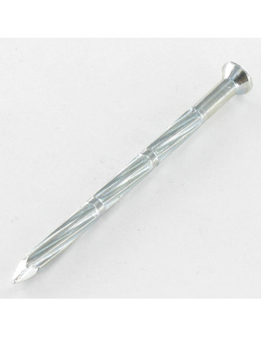 Kg de prego STRIRES Betão Aço zinco branco 3,7X60