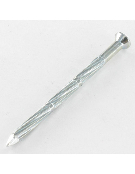 Kg de prego STRIRES Betão Aço zinco branco 3,7X60