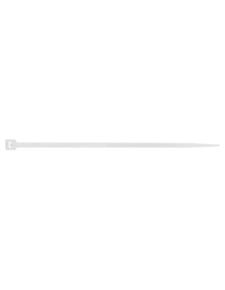 Abraçadeira de aperto em aço inoxidável nylon branco poliamida 6.6 2,5X160