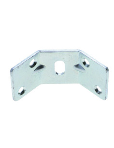 Ferragem para mesa 5 orifícios Aço zinco branco