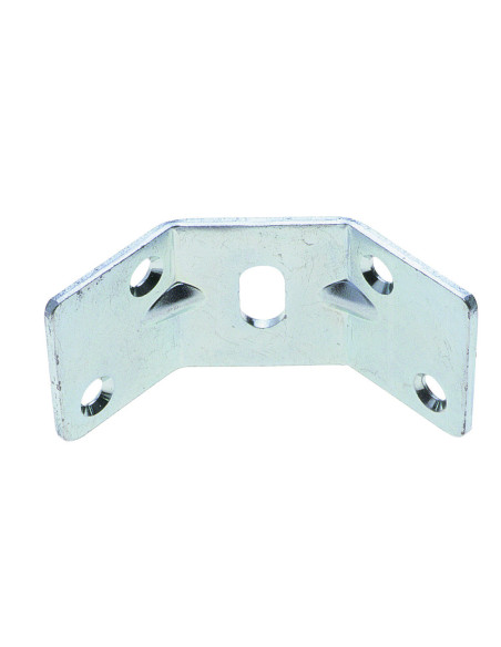 Ferragem para mesa 5 orifícios Aço zinco branco