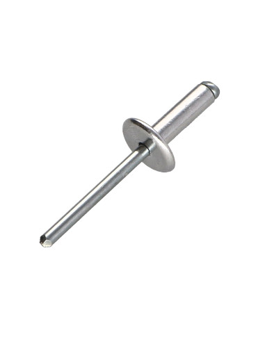 Blindklinknagels Aluminium Staalstaaf 5X25 cabeça EXTRA larga