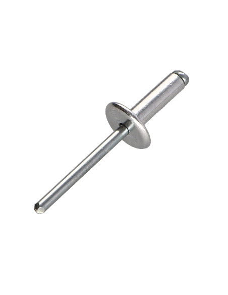 Blindklinknagels Aluminium Staalstaaf 5X25 cabeça EXTRA larga