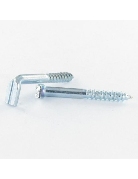 Escápulas con Parafuso SALTO PLANO sulcada 5,2 x 50 liso Aço zinco branco
