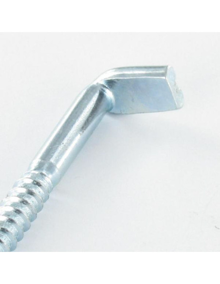 Escápulas con Parafuso SALTO PLANO sulcada 5,2 x 50 liso Aço zinco branco