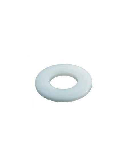 Rondela liso natural nylon 8X24X2 L - Parafuso Express