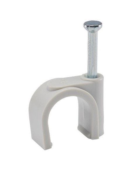Alça con BATER diâmetro 6 nylon branco - Parafuso Express