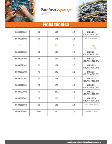 Suporte de montagem FEIXE B LÁBIO comprido sendzimir 59X156