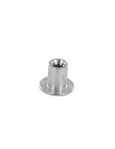 Porca rebitar cabeça plana hexagonal oco 9X6,75 M3 Aço inoxidável 2