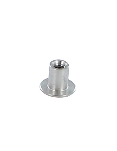 Porca rebitar cabeça plana hexagonal oco 9X6,75 M3 Aço inoxidável