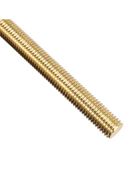 Perno roscado M10 comprimento 1 metro Bronze - Parafuso Express